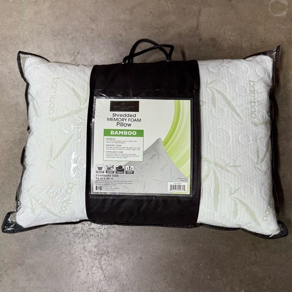 Nicole Miller Other - Amy Miller Home Shredded Memory Foam Pillow Standard Size